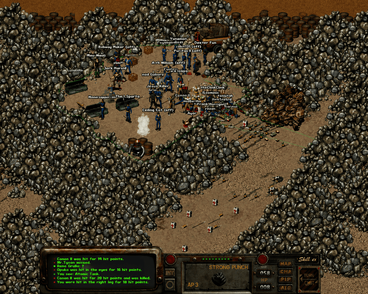 Сервер онлайн игры Fallout: FOnline 2238