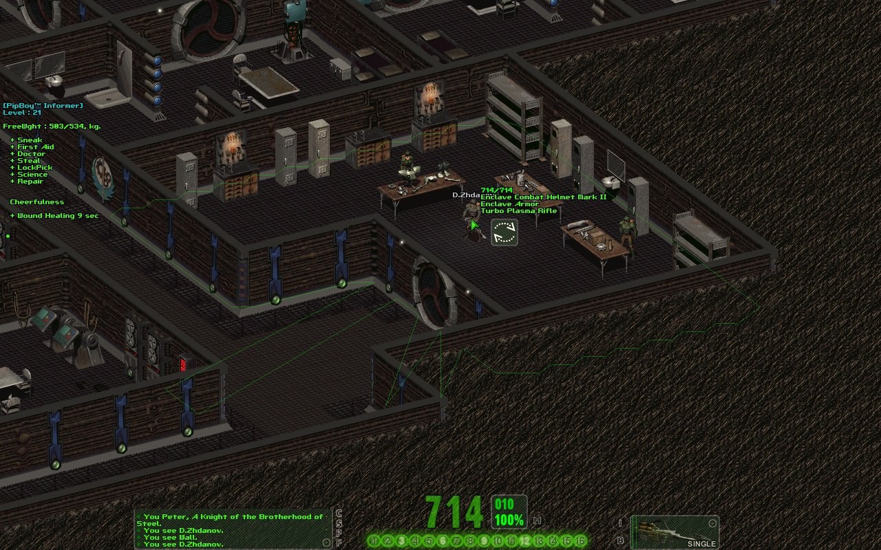 Сервер онлайн игры в Fallout: FOnline For4You