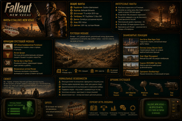 Факты Fallout Nevada — интересные детали, разработка, Убежище 8 и ранняя Невада