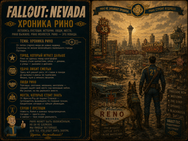 Fallout: Nevada Хроника Рино