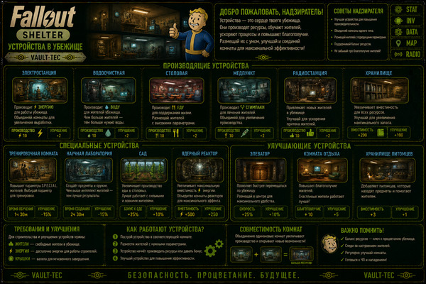 Устройства Fallout Van Buren — терминалы, технологии, приборы и механизмы